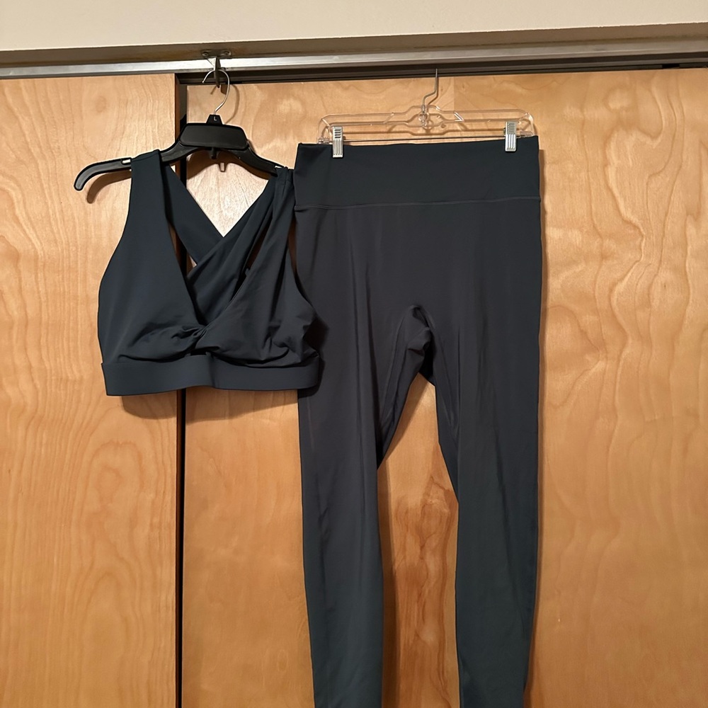 Chic Charcoal Activewear Set